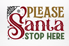 Vintage Christmas Sign SVG Product Image 3