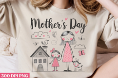 Floral Mama Mom Sublimation PNG Product Image 3