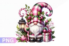 Christmas Gnome Sublimation, Clipart PNG Design Product Image 1