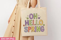 Oh Hello Spring PNG, Hello Spring Sublimation PNG Product Image 3