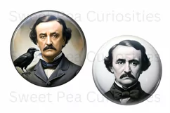 Edgar Allan Poe, Ephemera, PNG, Flower, Clipart Product Image 3