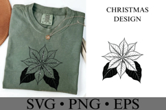 Christmas flower Svg | Christmas svg | Shirt Svg Product Image 3