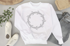 Wildflowers wreaths SVG| Botanical frames Product Image 5