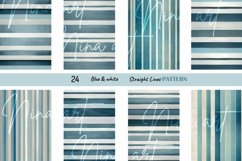 24 Shabby Light Blue Stripes Seamless Digital Paper Download Product Image 3