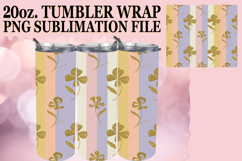 Blissful travels 20oz tumbler wrap, Gold Flower Product Image 1