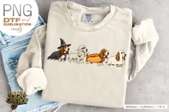Halloween Basset Hound DTF PNG Product Image 5