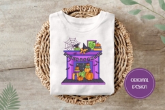 Hand Drawn Magic Illustration, Cartoon Halloween Fireplace Product Image 3