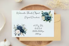 Wedding Floral Clipart | Elegant Flower Designs | PNG Product Image 3