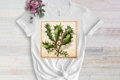 Christmas Postage Stamps Sublimation Clipart, Product Image 3