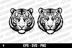 tiger head illustration isolated on white background. Product Image 3