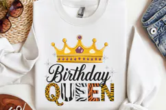 Birthday queen PNG, Birthday Sublimation PNG Product Image 3