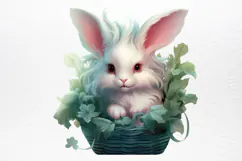 Chirstmas Bunnies Clipart PNG Product Image 3