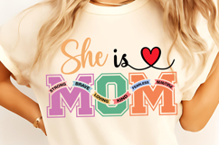 She is Mom SVG, Mother's Day SVG Shirt, Blessed Mom SVG Product Image 4