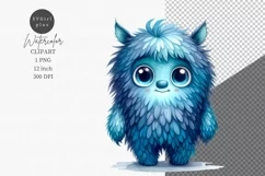 Halloween clipart, Monster clipart, Autumn clipart Product Image 1