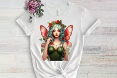 Fairy Christmas Sublimation Clipart, Christmas PNG Product Image 3