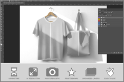T-shirt And Tote Bag Product Image 2
