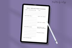 Minimal Daily Reflection Planner Template Editable Canva Product Image 3
