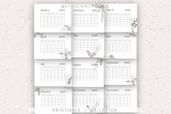 2023 Calendar, Floral Calender for 2023, Monthly Planner Product Image 3