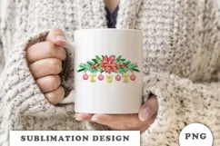 Watercolor Christmas Decor sublimation png Product Image 3