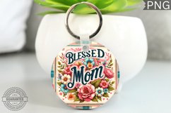 Blessed MOM - Keychain Sublimation Design Product Image 1