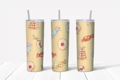 Christmas gnome Santa's helpers Skinny tumbler wrap design Product Image 5