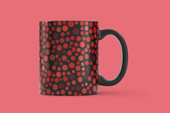 Red Glitter Dots Digital Paper Product Image 3