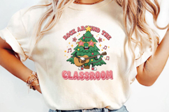 Funny Christmas Tree Teacher Sublimation, Christmas Png Product Image 2