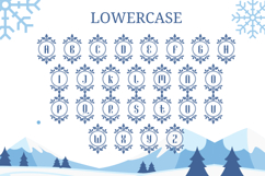 Wreath Snow Monogram Font Product Image 3