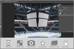 Arena Center-hung Video Board Product Image 2
