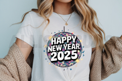 New Year 2025 Sublimation PNG, Celebration New Year PNG Product Image 3