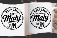 Mahjong quote png design for T-shirts Product Image 3