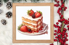 Christmas Dessert Clipart Sublimation, Christmas PNG Product Image 3