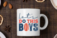 Let's Do This Boys Baseball SVG T-Shirt Design Product Image 3