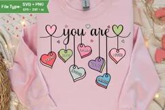 Self Love Valentine PNG Heart Christian | Valentine Quote Product Image 3