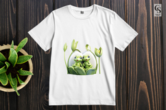 Cute Frog Couple Nature Illustration Clipart Sublimation PNG Product Image 2