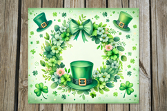 St. Patrick's day clover | 4 tumbler sublimation designs P Product Image 3