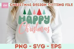 Happy Christmas svg- Holiday SVG Product Image 3