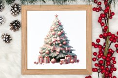 Pastel Christmas Shublimation Clipart, Pastel Christmas Clip Product Image 3
