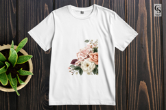 Watercolor Floral Square Frame PNG Product Image 2