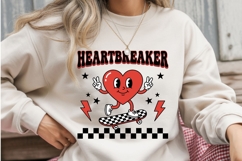 Heartbreaker Valentine PNG, Funny Valentine Shirt Design Product Image 3