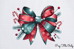 Coquette Christmas Sublimation Clipart Bundle PNG Product Image 5