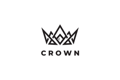 Abstract Crown Logo Design Vector Illustration Product Image 3