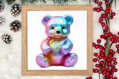 Pink Christmas Fairy Clipart Sublimation, Fairy Christmas Product Image 3