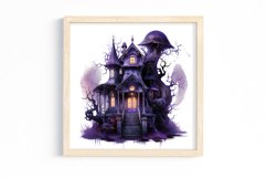 Purple Witch Sublimation Clipart Product Image 1