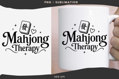 Mahjong quote png design for T-shirts Product Image 3