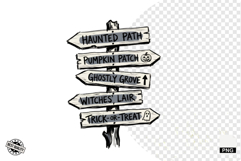 Halloween Signage PNG Clipart Product Image 1