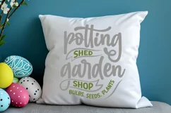 Potting shed garden shop bulbs. seeds. plants SVG Product Image 3