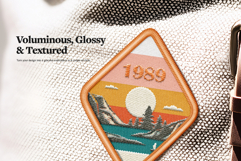 Embroidered Patches Mockups Product Image 3