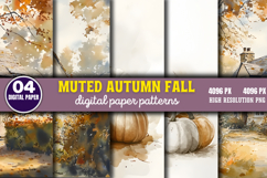 Muted Autumn Fall Backgrounds PNG Product Image 1