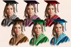 Graduation Portrait Clipart | 2023 Graduate PNG Product Image 3